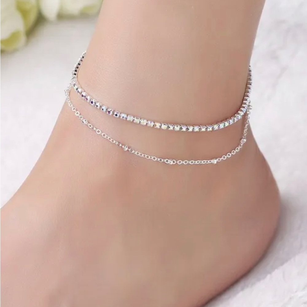92.5 silver Anklet